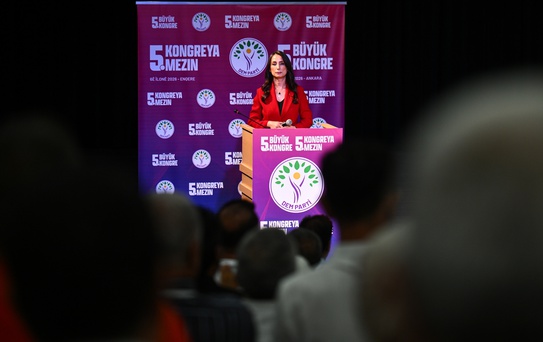 DEM Parti 5. Olağan Kongresi'nde Bakırhan demokratik Türkiye Yüzyılı vurgusu yaptı