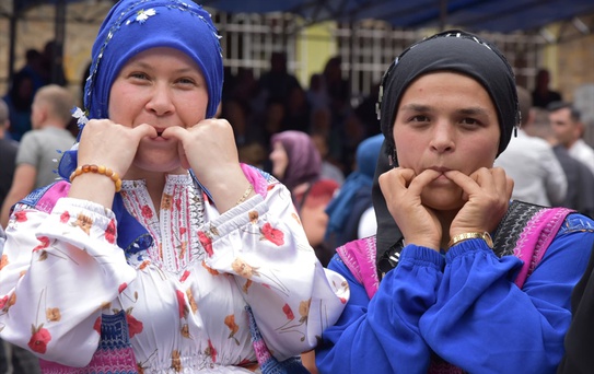 Giresun Çanakçı Kuşköy'de ıslık dili festivalinde yarışma yapıldı
