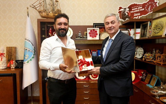 KASİAD Başkanı Aslan ve ekibi Taşköprü Belediyesi'ni ziyaret etti
