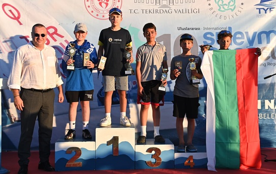 Tekirdağ'daki Optimist Cup'ta dereceye giren sporcular ödüllerini aldı