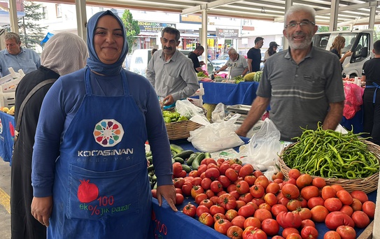 Kayseri'de organik pazarda 9 ilçeden ürünler 4 ayda 7 milyon TL katkı sağladı