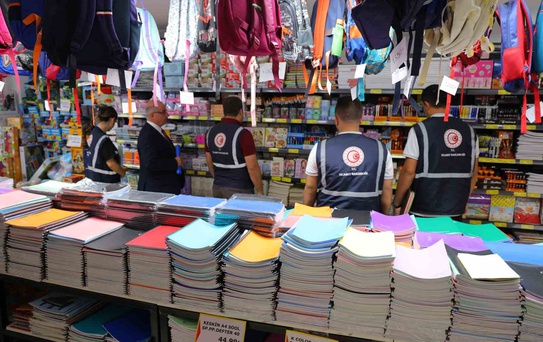 Kahramanmaraş'ta kırtasiye denetiminde 21 firmaya 158 bin lira ceza kesildi