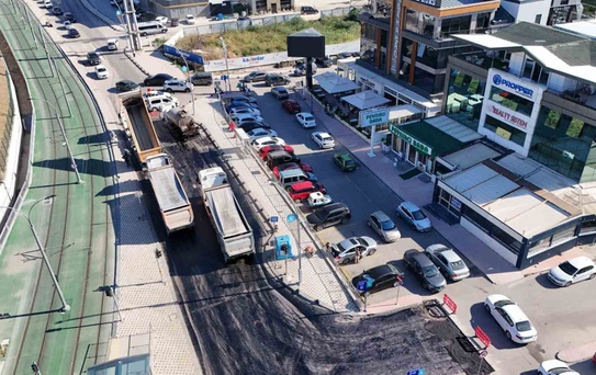 Alikahya’da 2,7 kilometrelik yol güzergahı yenileniyor