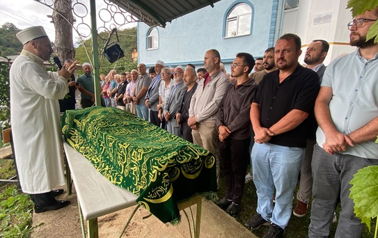 Giresun Görele'de kazada ölen imam Yusuf Turan son yolculuğuna uğurlandı