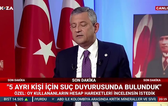 Özel'den erken yerel seçim çağrısı: Yüzde 45'in altında kazanırsak hiçbir şey bilmiyorum