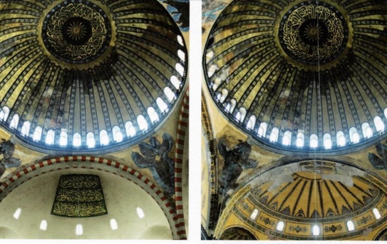 Ayasofya'da restorasyonda yeni aşama, doğu yarım kubbede çalışmalar başlıyor