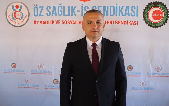 Öz Sağlık-İş Kırklareli Şube Başkanlığına Arı 52 delegelik oyla yeniden seçildi