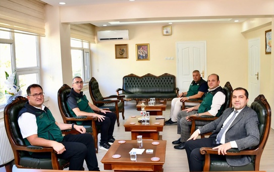 DSİ Genel Müdür Yardımcısı Kılıçarslan, Keban Kaymakamı Onur'a nezaket ziyaretinde bulundu