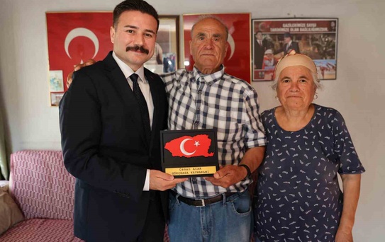 Gökçeada Kaymakamı Acar’dan Kıbrıs Gazilerine vefa ziyareti