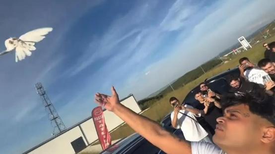 Rapçi Süleyman Burak Bodur tahliye edildi, ilk işi güvercin uçurmak oldu