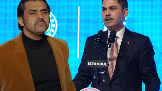 Bakan Kurum, Özgür Özele Bayhanın şarkısıyla yanıt verdi