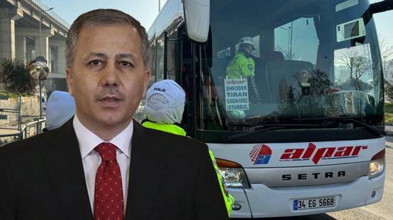 İçişleri Bakanı Ali Yerlikaya: 3 bin gizli yolcu şoförleri izleyecek