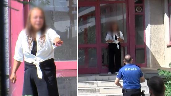 Eski iş yerinin önünde kendini yakmaya kalkıştı