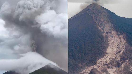  Guatemaladaki Fuego Yanardağı patladı: 500den fazla kişi tahliye edildi