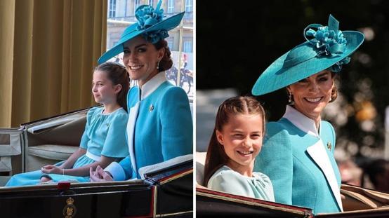 Kate Middleton, Trooping the Colour töreninde zerafetiyle göz kamaştırdı