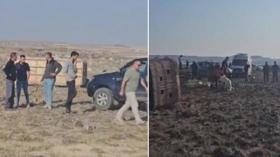 Aksarayda 2 sıcak hava balonu düştü! 1 kişi hayatını kaybetti, 19 kişi yaralandı