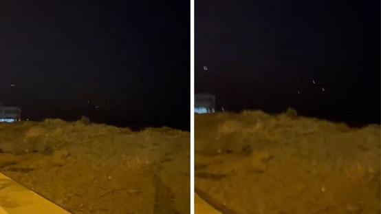 İranın İsraile fırlattığı füzeler Hataydan görüldü