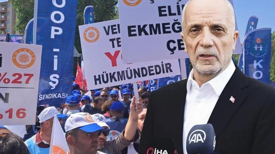 Bakanlığın önüne tabut bırakan Türk-İşten grev kararı
