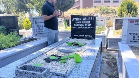 Annesinin mezarını 20 kez tahrip ettiler