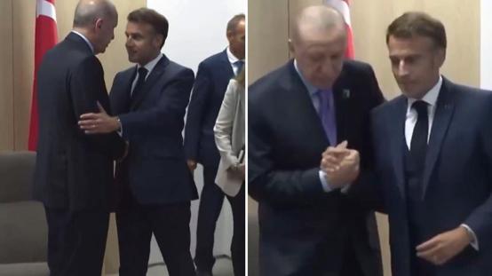 Cumhurbaşkanı Erdoğana üstünlük kurmaya çalışan Macron, sert kayaya çarptı