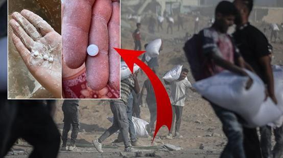 İsrailden Gazzelilere ölüm tuzağı! Un çuvallarından uyuşturucu çıktı