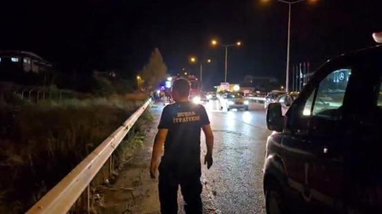 Bursada düğünde atılan havai fişek yangına neden oldu