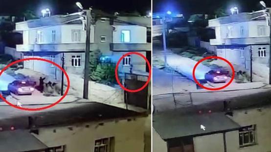 Arabayla gelip, bahçedeki kadına kurşun yağdırdılar