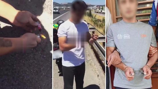 Otluk alana torpil atarak yangın çıkarmaya çalışan genç yakalandı! İfadesi "pes" dedirtti