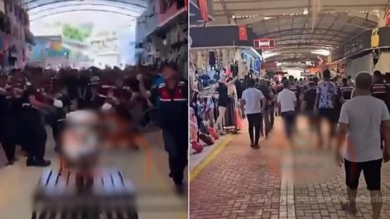 Taklitçi esnaftan linç girişimi! Avukatı dövdüler, jandarmanın kafasında sandalye kırdılar