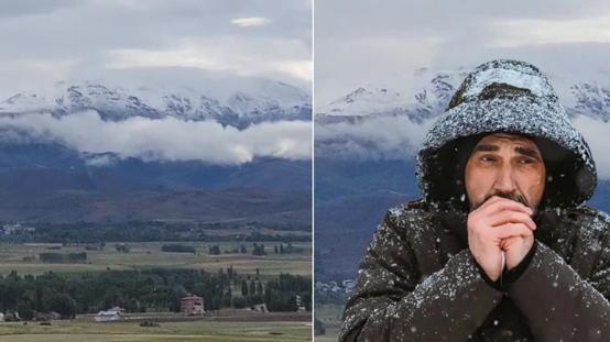 Temmuz ayında kar sürprizi! Yaz görmeden kış geldi