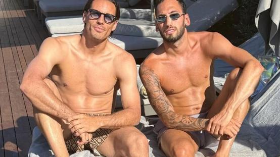 Galatasaraylıları heyecanlandıran gelişme! Yan Sommer ve Hakan Çalhanoğlu aynı otelde tatide