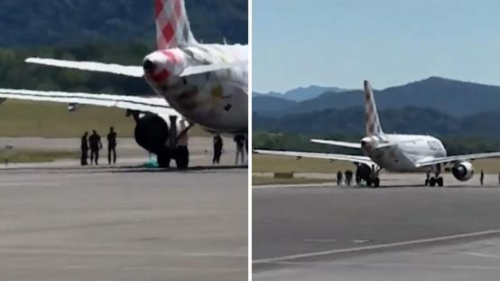 Havalimanına izinsiz giriş yapan adam, uçak motoruna kapılıp hayatını kaybetti