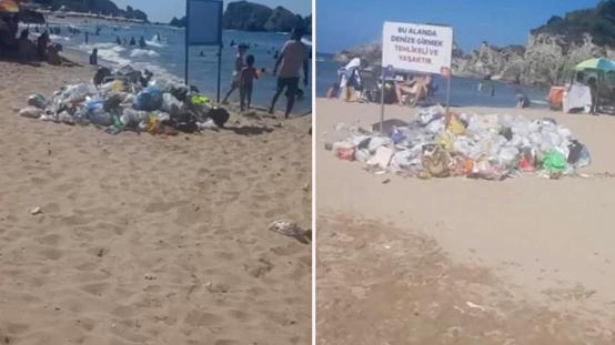İstanbulun meşhur plajı çöplerden geçilmiyor