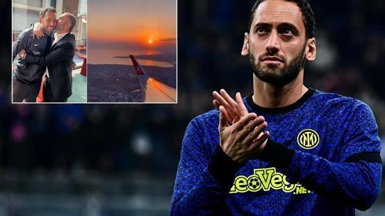 Hakan Çalhanoğlunun babasının heyecanlandıran paylaşım: Geliyoruz