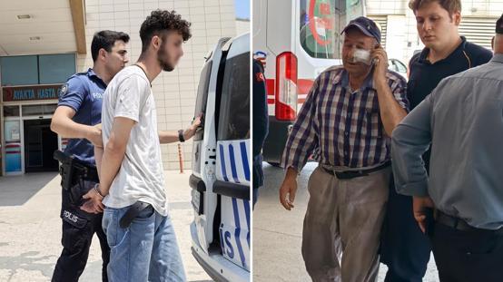 Kendisini hortumla serinletmeyen bahçıvanı tekme ve yumrukla darbetti