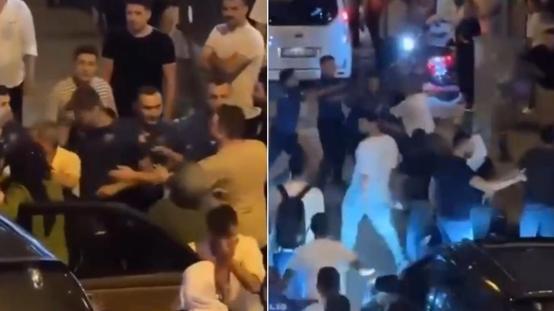 Hatalı park uyarısı yapılan sürücü ve yakınları polise saldırdı