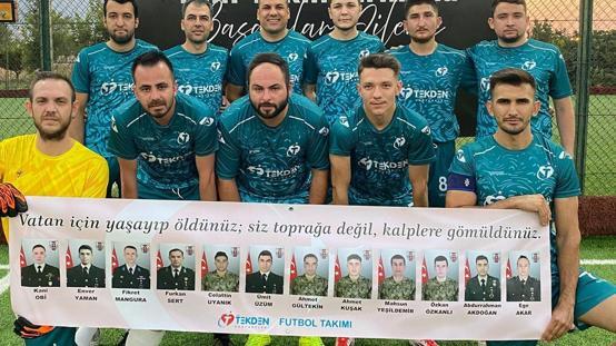 Şehitleri unutmadılar, sadece galibiyet değil gönülleri de aldılar