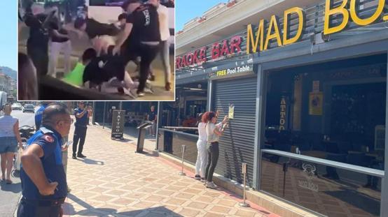 Turistlerin dövüldüğü işletmeden açıklama: Hesabı ödemediler, bayrağımıza küfür ettiler