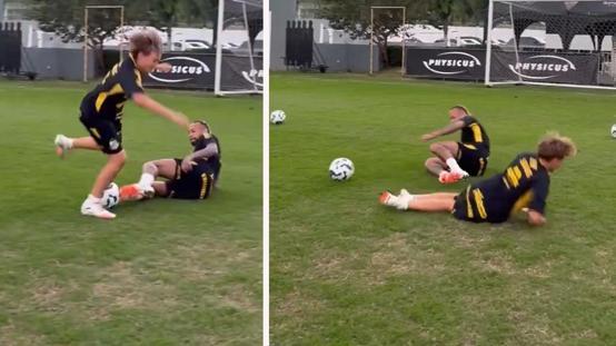 Rakiplerine acıması olmayan Neymar şimdi de oğluna acımadı