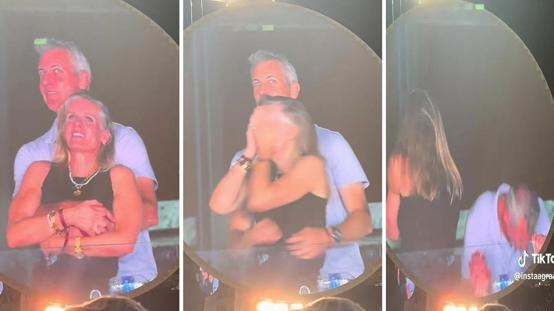 Ünlü şirketin CEOsu konserde eşini aldatırken kameralara yakalandı