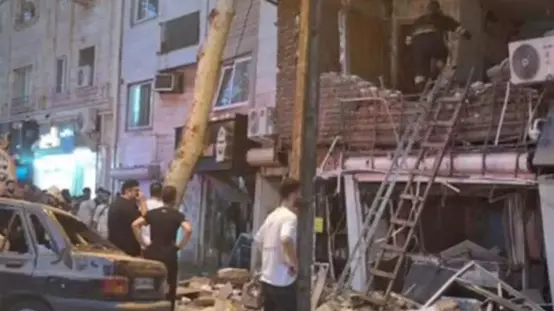 İranda korkutan patlama! 13 kişi yaralandı