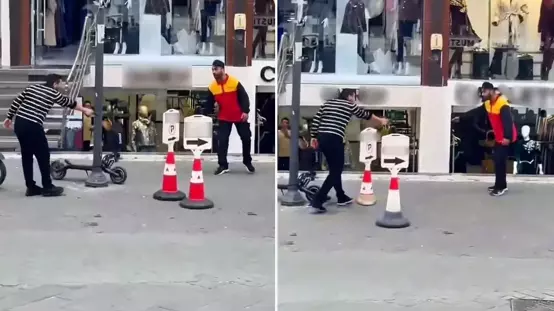 Cadde ortasında kargocuyu silahla vurdu