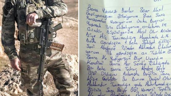 Zincir markette çalışan genç kız, kendisine aşık olan askerin mektubunu paylaştı