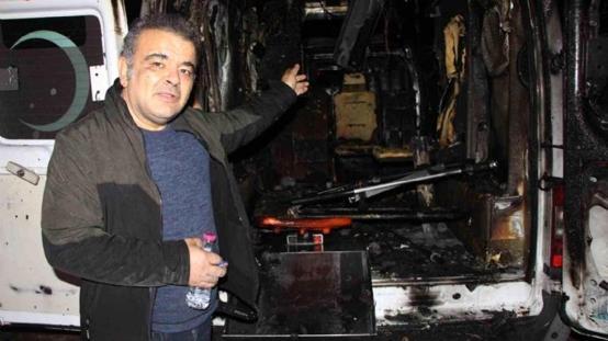 Ambulans alev alev yandı, faciayı önledi: Yaptığı büyük bir kahramanlık