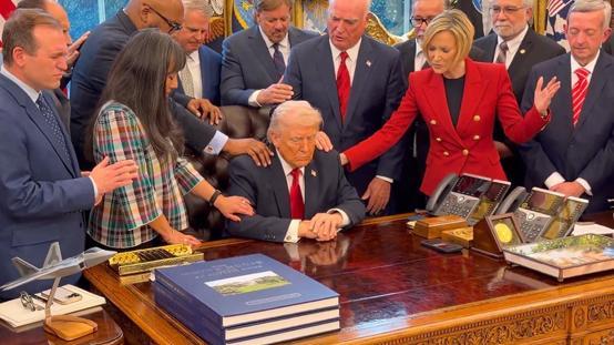 Oval Ofiste olay görüntü! İzleyen herkes aynı yorumu yapıyor