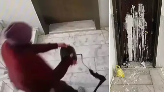 Komşu terörünün böylesi! Dışkı, çöp, boya ile herkesi canından bezdirdi