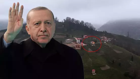 Cumhurbaşkanı Erdoğan’a baba ocağında sürpriz! Görünce mest oldu