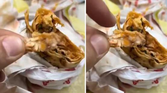 Bu artık başka seviye! Dürümün içinden çıkan şey inanılmaz