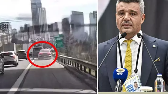 Facia ucuz atlatılmış! Sadettin Saran’ın yaptığı kazanın görüntüleri ortaya çıktı