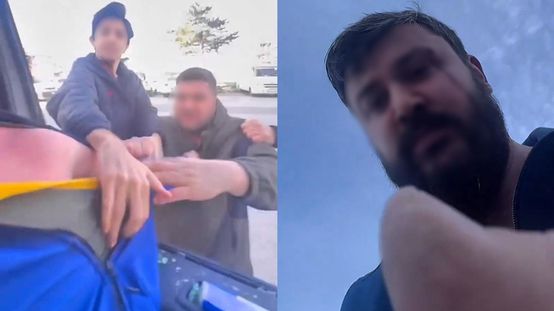 Aracın camını kırıp sürücünün kafasını yardılar: Vur, vur, öldür!